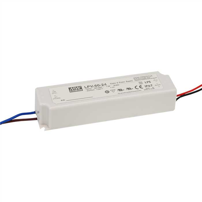 ALIMENTATION LED 12V 60W NON DIMMABLE IP67 ALIMENTATION LED 12V 60W NON DIMMABLE IP67