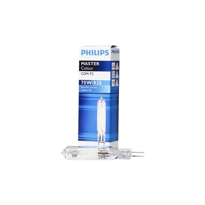 AMPOULE A DECHARGE CDM-TC "MASTER COLOUR" G8.5 70W 830 AMPOULE A DECHARGE CDM-TC "MASTER COLOUR" G8.5 70W 830