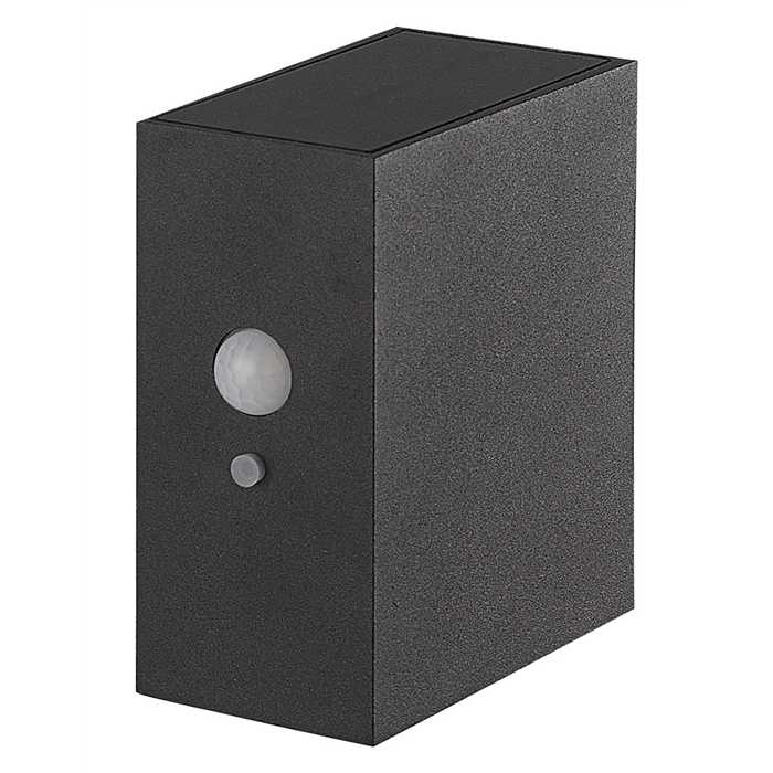 APPLIQUE LED SOLAIRE "RAGNAR" 2W 830 NOIR IP65 SENSOR APPLIQUE LED SOLAIRE "RAGNAR" 2W 830 NOIR IP65 SENSOR