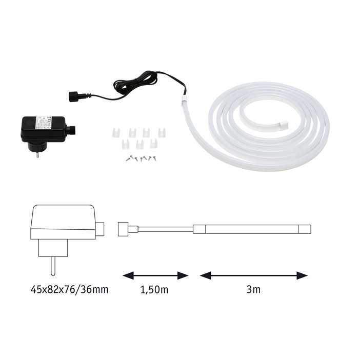 BANDEAU LED STRIP "SIMPLED OUTDOOR" EN KIT 4W/M 830 3M IP65 BANDEAU LED STRIP "SIMPLED OUTDOOR" EN KIT 4W/M 830 3M IP65