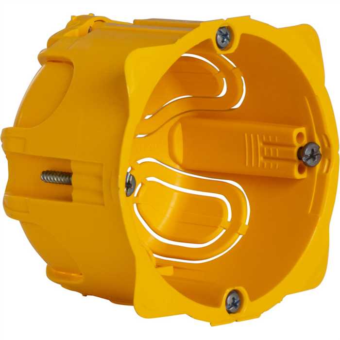 BATIBOX - BOITE D'ENCASTREMENT CLOISON CREUSE 1 POSTE BATIBOX - BOITE D'ENCASTREMENT CLOISON CREUSE 1 POSTE