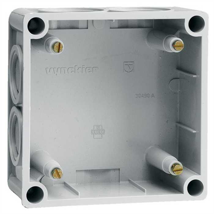 BOITIER POUR MONTAGE APPARENT POUR 16/32A GRIS IP55 BOITIER POUR MONTAGE APPARENT POUR 16/32A GRIS IP55