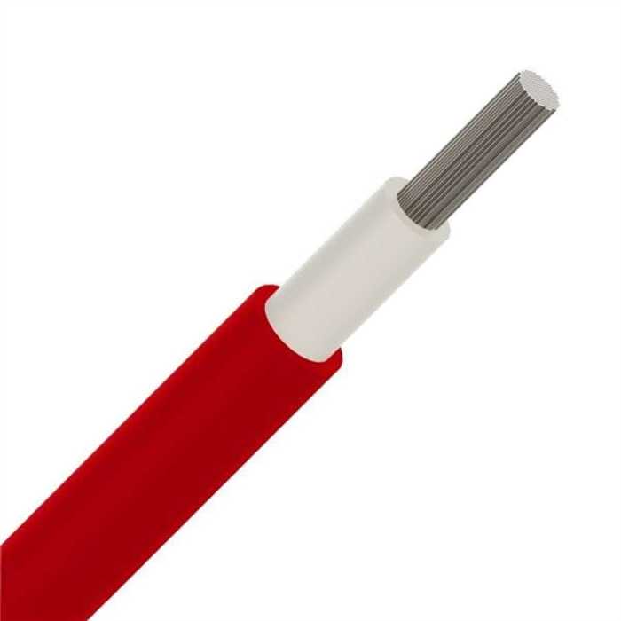 CABLE SOLAR TUV ROUGE 6MM² CCA CABLE SOLAR TUV ROUGE 6MM² CCA
