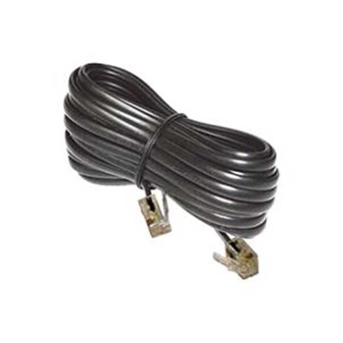 CABLE TELEPHONIQUE RJ11 6/4 NOIR 5M CABLE TELEPHONIQUE RJ11 6/4 NOIR 5M