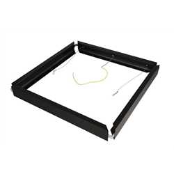 CADRE APPARENT NOIR POUR DALLE LED 60X60