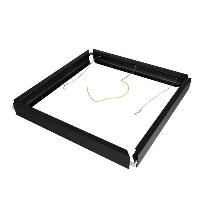 CADRE APPARENT NOIR POUR DALLE LED 60X60 CADRE APPARENT NOIR POUR DALLE LED 60X60