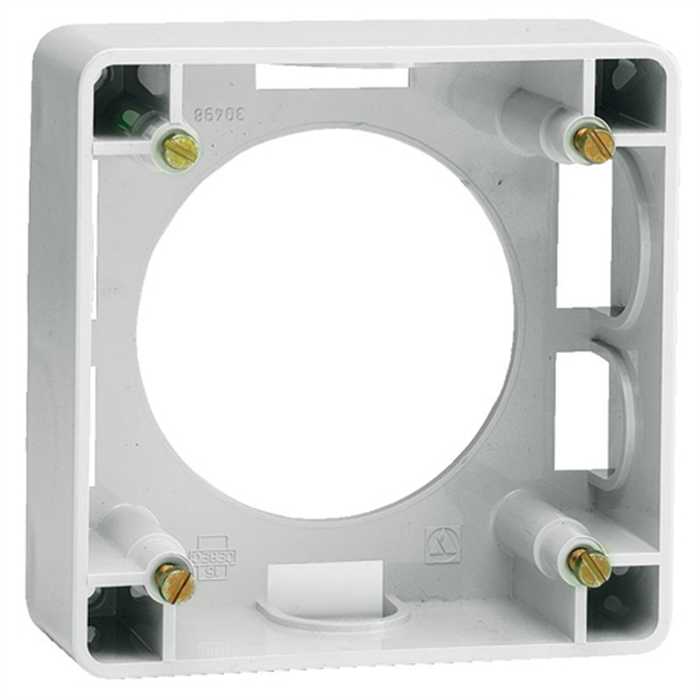 CADRE POUR MONTAGE APPARENT POUR 16/32A GRIS CADRE POUR MONTAGE APPARENT POUR 16/32A GRIS