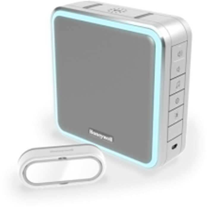 CARILLON SANS FIL + BOUTON-POUSSOIR BLANC 200M CARILLON SANS FIL + BOUTON-POUSSOIR BLANC 200M