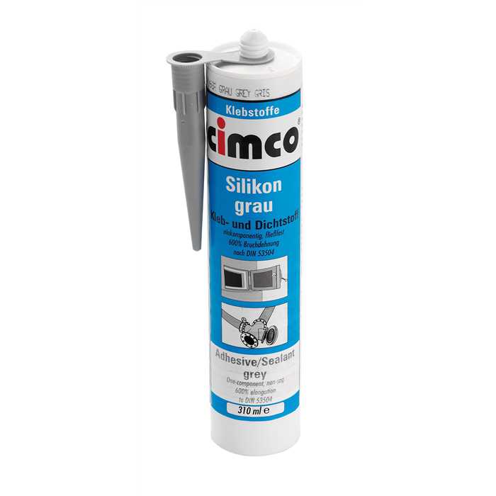 CIMCO MASTIC SILICONE BLANC 310ML CIMCO MASTIC SILICONE BLANC 310ML