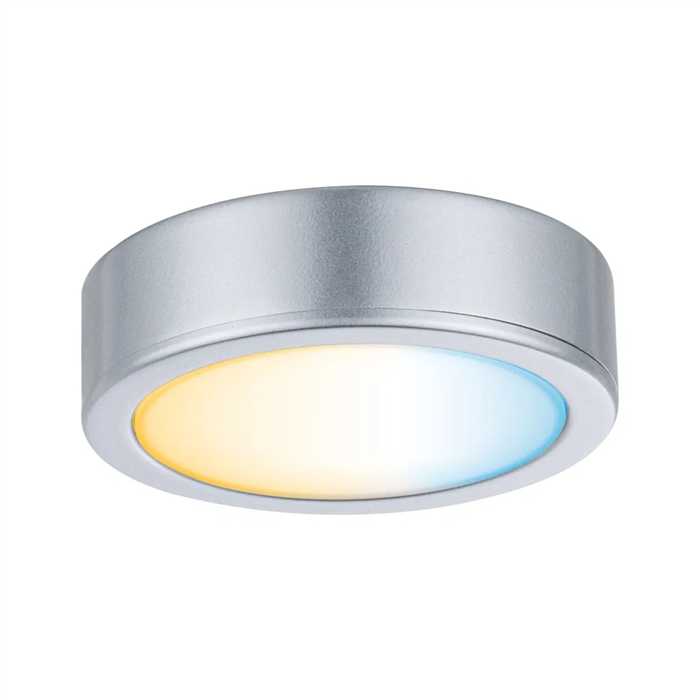 CLEVER CONNECT - SPOT LED "DISC" 2W TUNABLE WHITE CHROME MAT CLEVER CONNECT - SPOT LED "DISC" 2W TUNABLE WHITE CHROME MAT