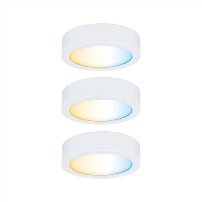 CLEVER CONNECT - SPOT LED "DISC" EN KIT 3X2W TUNABLE WHITE BLANC CLEVER CONNECT - SPOT LED "DISC" EN KIT 3X2W TUNABLE WHITE BLANC