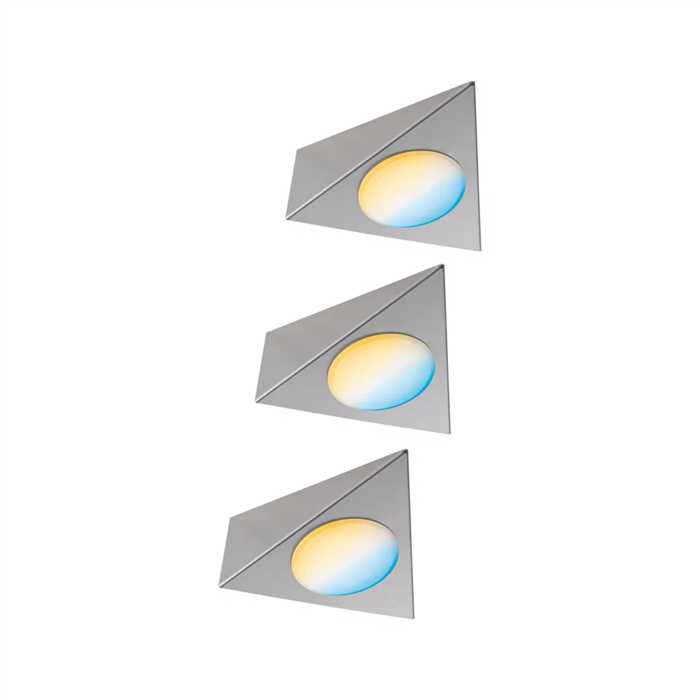 CLEVER CONNECT - SPOT LED "TRIGO" EN KIT 3X2W TUNABLE WHITE NICKEL CLEVER CONNECT - SPOT LED "TRIGO" EN KIT 3X2W TUNABLE WHITE NICKEL