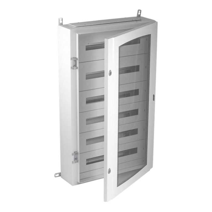 COFFRET METALLIQUE IP65 144 MODULES TRANSPARENT 6R COFFRET METALLIQUE IP65 144 MODULES TRANSPARENT 6R