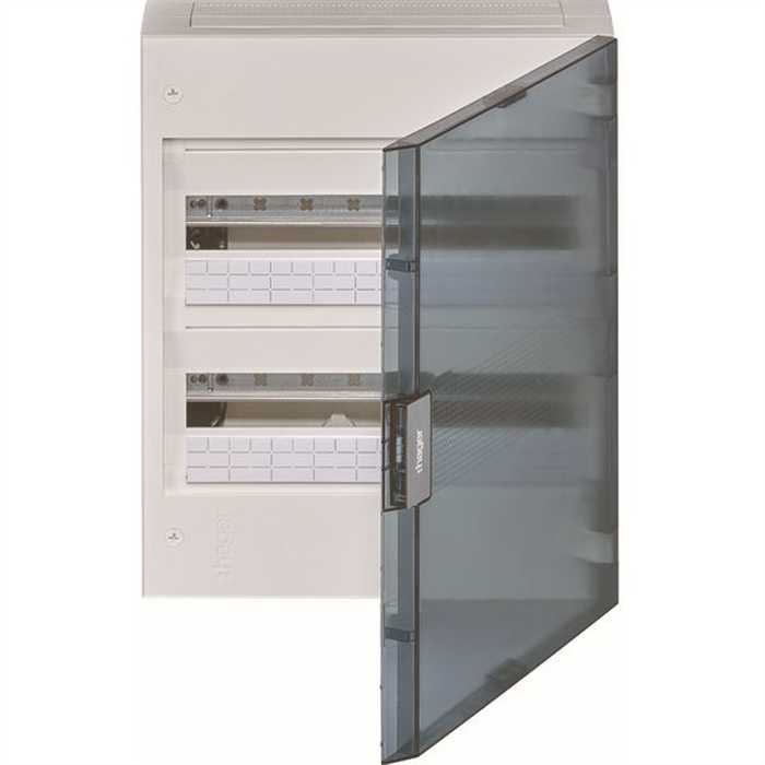 COFFRET VEGA 2 RANGEES 36 MODULES PORTE TRANSPARENTE COFFRET VEGA 2 RANGEES 36 MODULES PORTE TRANSPARENTE