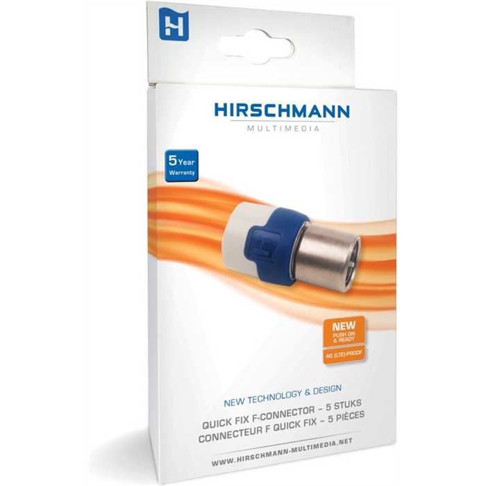 CONNECTEURS F QUICK FIX 5PC CONNECTEURS F QUICK FIX 5PC