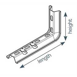 CONSOLE MURALE 100MM RAPIDE