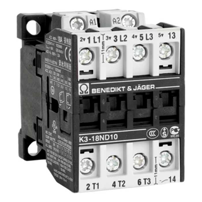 CONTACTEUR INDUSTRIEL COMPACT AC 4KW 3P 10A 230V 1NO CONTACTEUR INDUSTRIEL COMPACT AC 4KW 3P 10A 230V 1NO