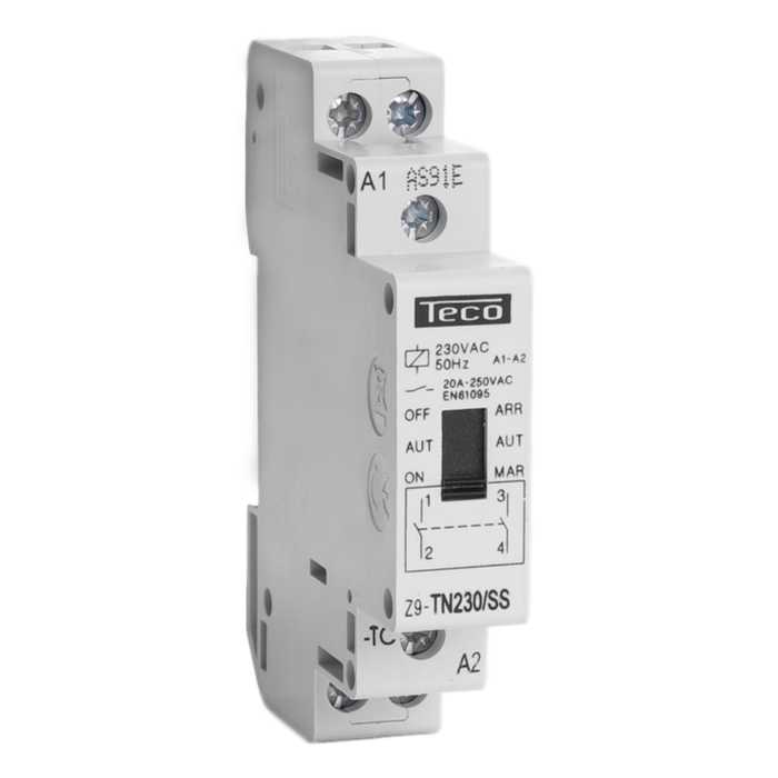 CONTACTEUR JOUR/NUIT TC 230VAC 20A 2NO CONTACTEUR JOUR/NUIT TC 230VAC 20A 2NO