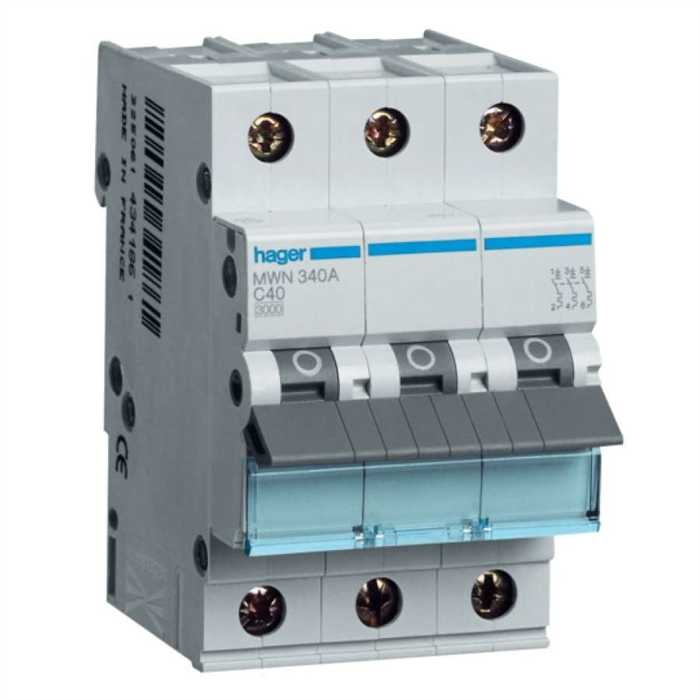 DISJONCTEUR 3KA 3P 40A 3M COURBE C DISJONCTEUR 3KA 3P 40A 3M COURBE C