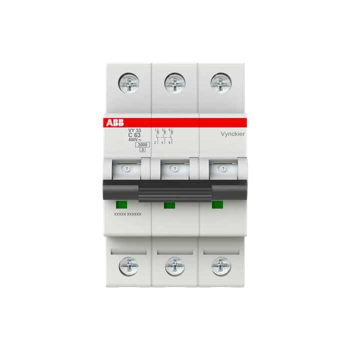 DISJONCTEUR EP30 3KA 3P 63A 3M TYPE C DISJONCTEUR EP30 3KA 3P 63A 3M TYPE C