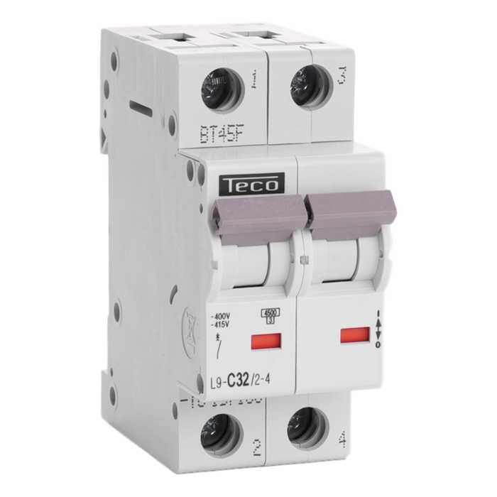 DISJONCTEUR TC 2P 32A 4,5KA COURBE C DISJONCTEUR TC 2P 32A 4,5KA COURBE C