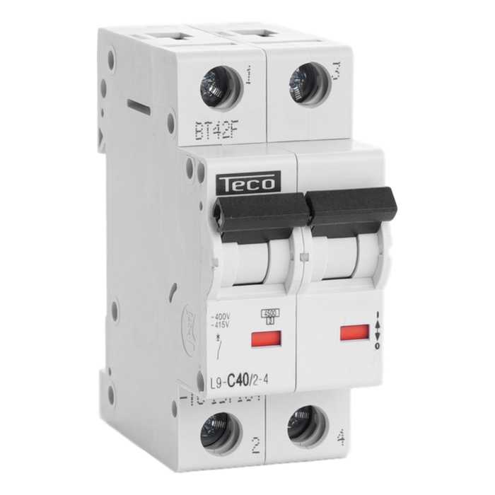 DISJONCTEUR TC 2P 40A 10KA COURBE C DISJONCTEUR TC 2P 40A 10KA COURBE C