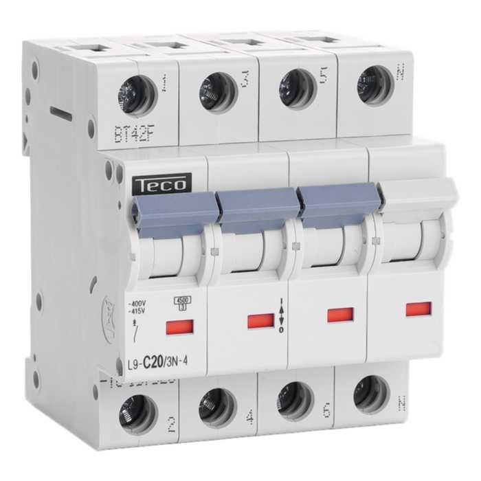 DISJONCTEUR TC 3P+N 20A 4,5KA COURBE C DISJONCTEUR TC 3P+N 20A 4,5KA COURBE C