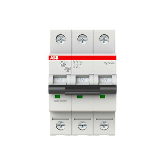 DISJONCTEUR VY30 3KA 3P 50A 3M TYPE C DISJONCTEUR VY30 3KA 3P 50A 3M TYPE C