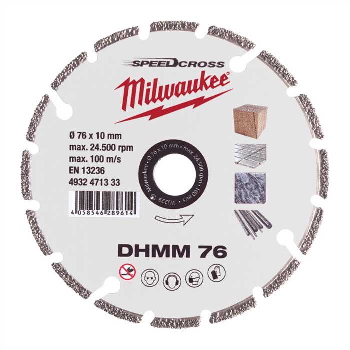DISQUE DIAMAND MULTI MATERIAUX 76 MM DISQUE DIAMAND MULTI MATERIAUX 76 MM