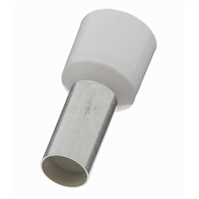 EMBOUT SIMPLE 16MM² BLANC (100PC) EMBOUT SIMPLE 16MM² BLANC (100PC)