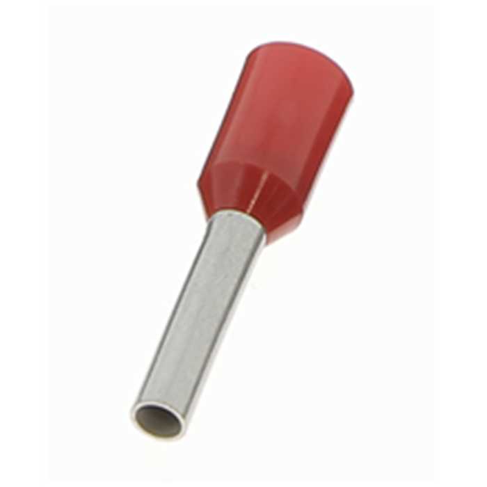 EMBOUT SIMPLE 1MM² ROUGE (100PC) EMBOUT SIMPLE 1MM² ROUGE (100PC)