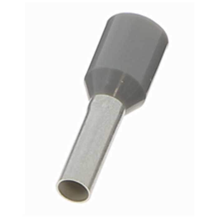 EMBOUT SIMPLE 2,5MM² GRIS (100PC) EMBOUT SIMPLE 2,5MM² GRIS (100PC)