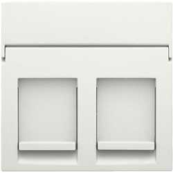 ENJOLIVEUR DOUBLE RJ11/RJ45 BLANC