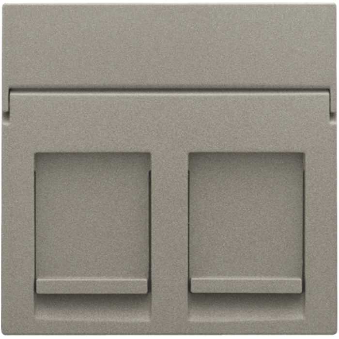 ENJOLIVEUR DOUBLE RJ11/RJ45 BRONZE ENJOLIVEUR DOUBLE RJ11/RJ45 BRONZE