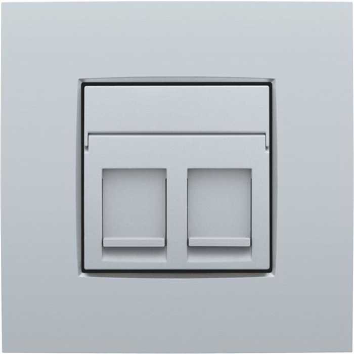 ENJOLIVEUR DOUBLE RJ11/RJ45 STERLING ENJOLIVEUR DOUBLE RJ11/RJ45 STERLING