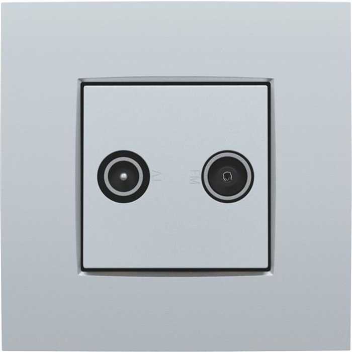 ENJOLIVEUR PRISE COAXIALE TV ET FM STERLING ENJOLIVEUR PRISE COAXIALE TV ET FM STERLING