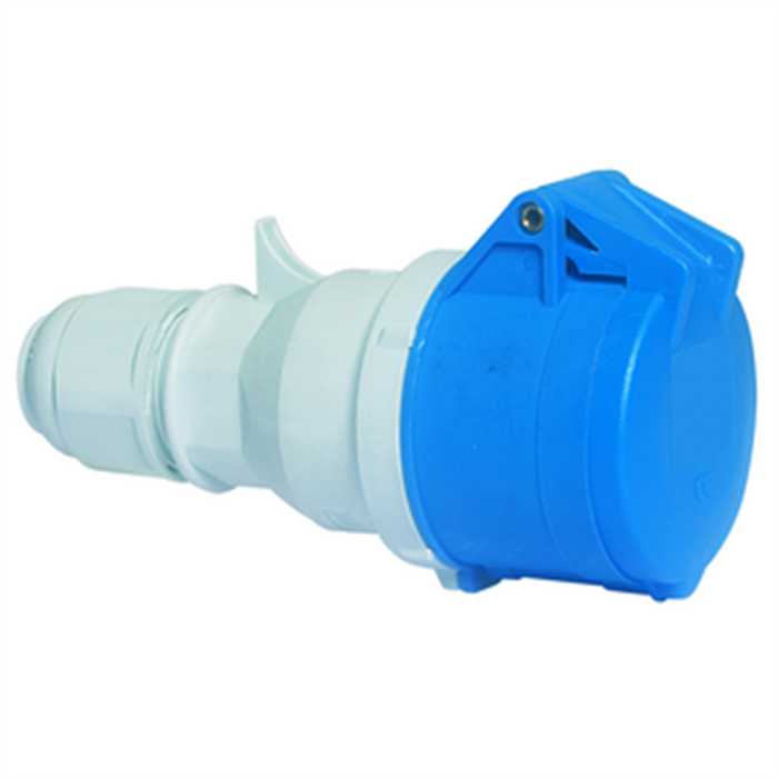 FICHE FEMELLE CEE 4P 16A 230V AVEC PRESSE ETOUPE FICHE FEMELLE CEE 4P 16A 230V AVEC PRESSE ETOUPE