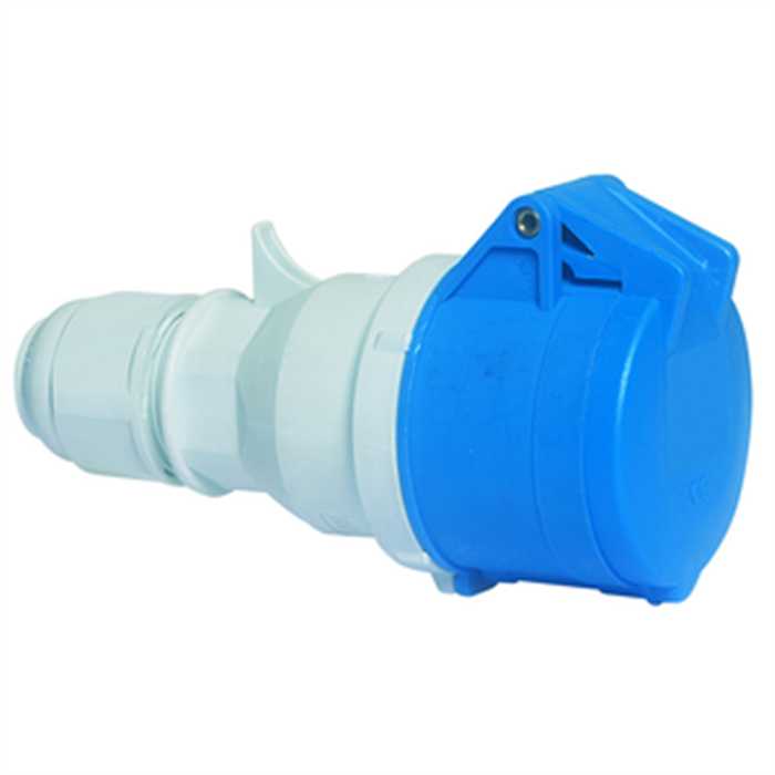 FICHE FEMELLE CEE 4P 32A 230V AVEC PRESSE ETOUPE FICHE FEMELLE CEE 4P 32A 230V AVEC PRESSE ETOUPE