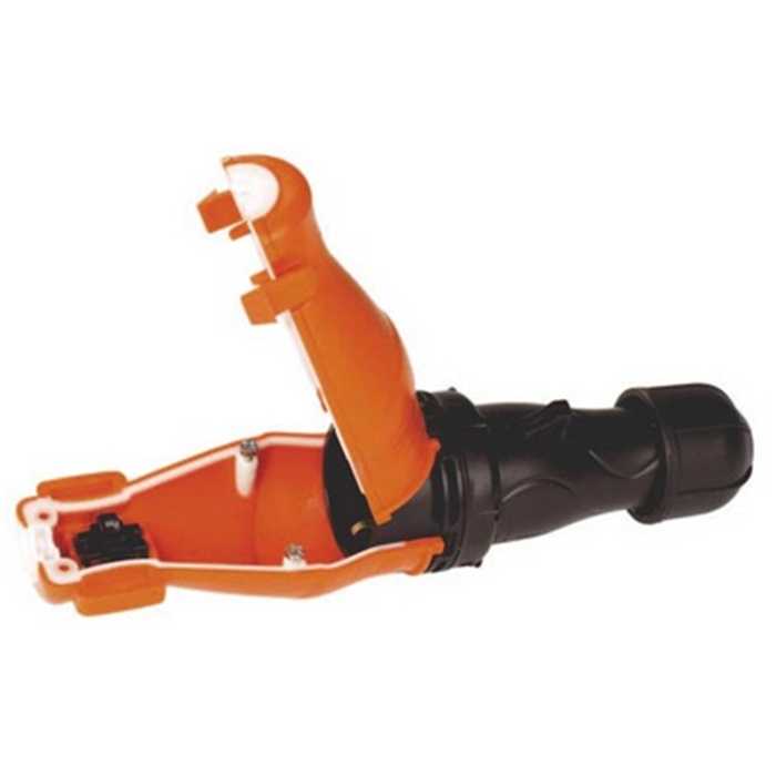 FICHE FEMELLE NOIR/ORANGE 16A-250V IP65 FICHE FEMELLE NOIR/ORANGE 16A-250V IP65