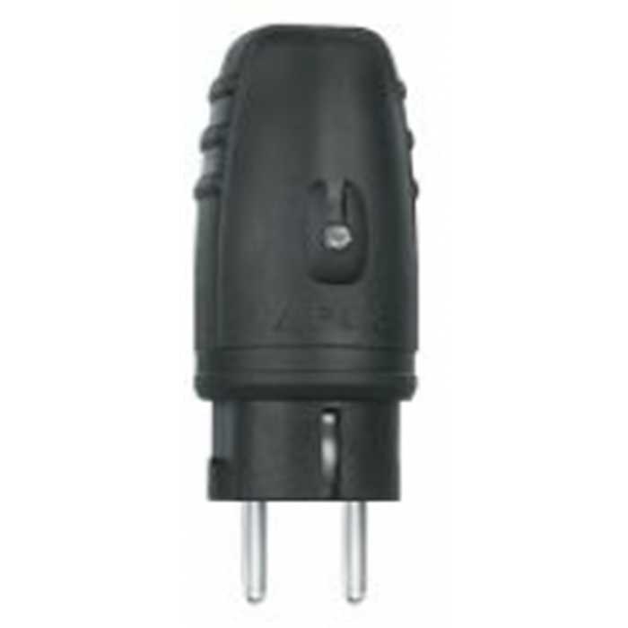 FICHE MALE CAOUTCHOUC NOIR FICHE MALE CAOUTCHOUC NOIR