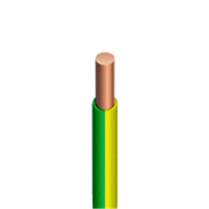 FIL D'INSTALLATION VOB H07V-U ECA 6MM² VERT/JAUNE R50 FIL D'INSTALLATION VOB H07V-U ECA 6MM² VERT/JAUNE R50