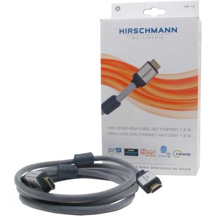 HDMI HAUT DEBIT AVEC ETHERNET 1,8M, CERTIFIE KABEL KEUR HDMI HAUT DEBIT AVEC ETHERNET 1,8M, CERTIFIE KABEL KEUR