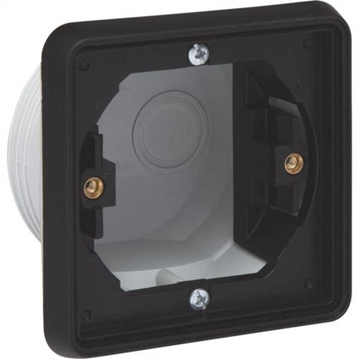 HYDRO - CADRE D'ENCASTREMENT SIMPLE NOIR IP55 HYDRO - CADRE D'ENCASTREMENT SIMPLE NOIR IP55