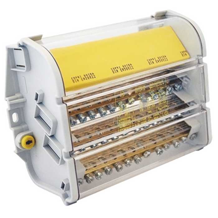 JEU DE BARRES ISOLE 4P 160A JEU DE BARRES ISOLE 4P 160A