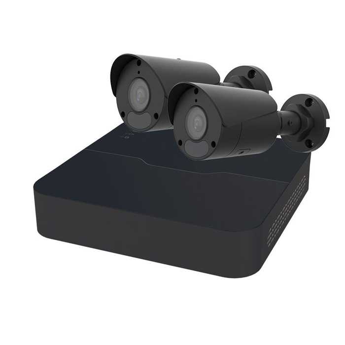 KIT CAMERA IP PLUG & PLAY 2CAM+1NVR+1HDD+UTP NOIR KIT CAMERA IP PLUG & PLAY 2CAM+1NVR+1HDD+UTP NOIR