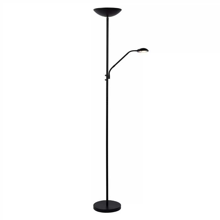 LAMPADAIRE LED "ZENITH" 20W+4W 830 NOIR DIM LAMPADAIRE LED "ZENITH" 20W+4W 830 NOIR DIM
