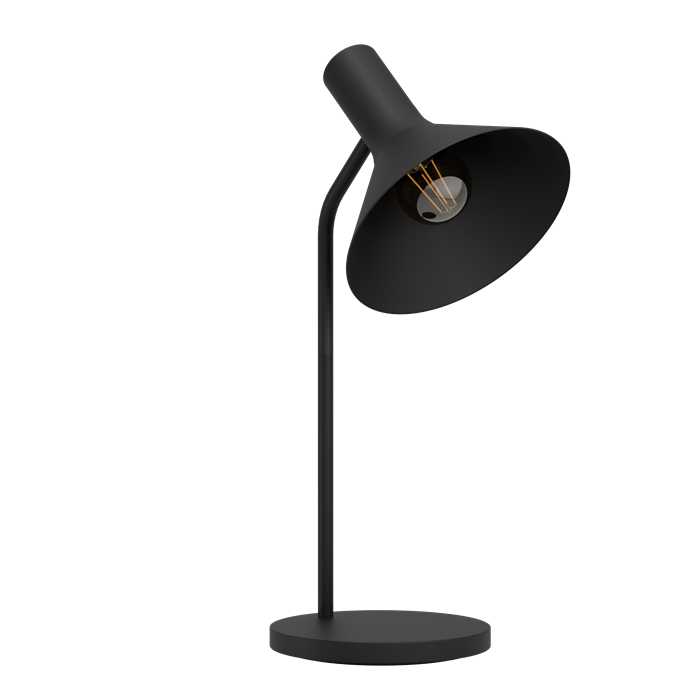 LAMPE DE TABLE "MORESCANA" E27 NOIR LAMPE DE TABLE "MORESCANA" E27 NOIR