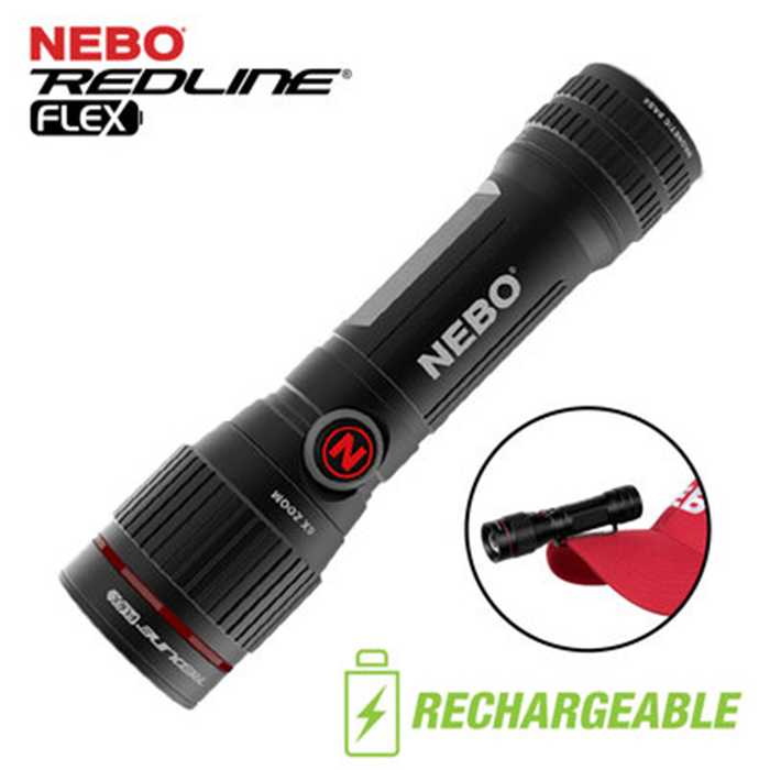 LAMPE TORCHE DE POCHE REDLINE FLEX 450 LUMENS RECHARGEABLE LAMPE TORCHE DE POCHE REDLINE FLEX 450 LUMENS RECHARGEABLE
