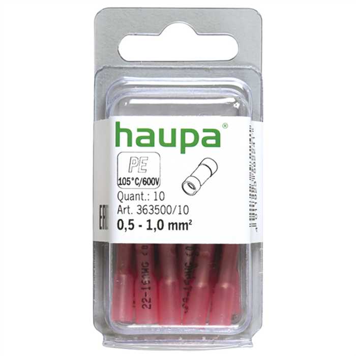 MANCHON A SERTIR 0,25-1,5MM² (10PC) MANCHON A SERTIR 0,25-1,5MM² (10PC)