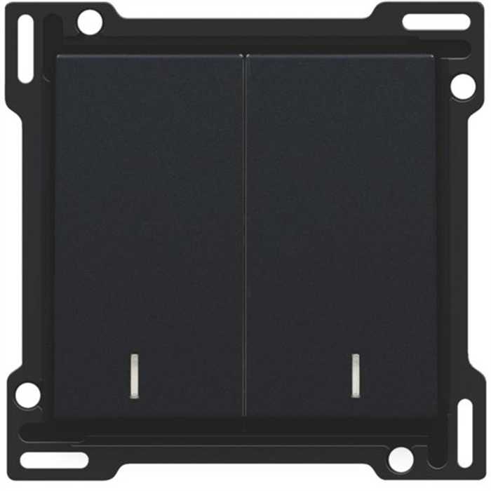 MANETTE DOUBLE AVEC VOYANT NOIR MANETTE DOUBLE AVEC VOYANT NOIR